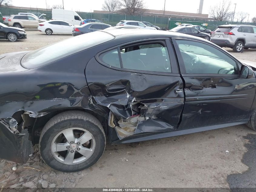 2008 Pontiac Grand Prix VIN: 2G2WP552581139722 Lot: 43868826