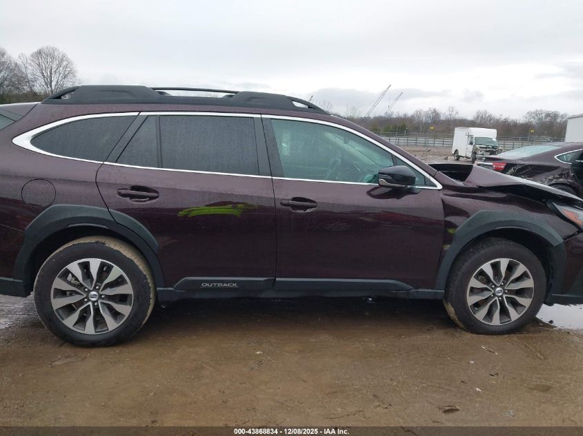 2025 Subaru Outback Limited VIN: 4S4BTANCXS3161865 Lot: 43868834