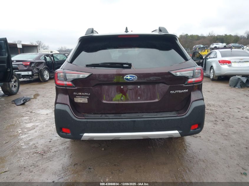 2025 Subaru Outback Limited VIN: 4S4BTANCXS3161865 Lot: 43868834
