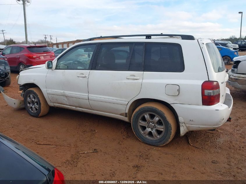 2005 Toyota Highlander V6 VIN: JTEDP21A050052005 Lot: 43868857