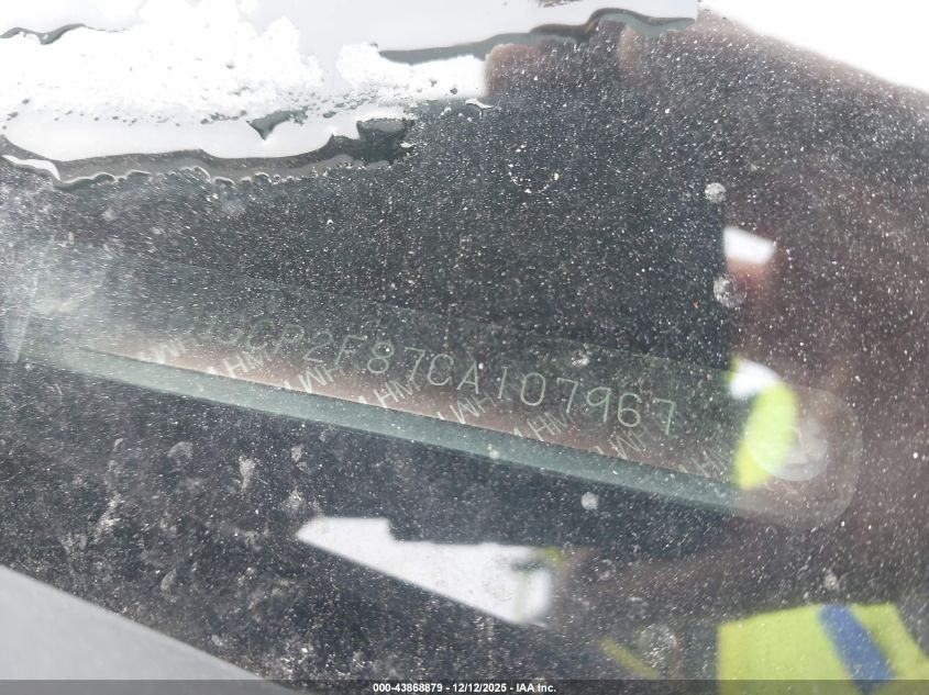 2012 Honda Accord 2.4 Ex-L VIN: 1HGCP2F87CA107967 Lot: 43868879