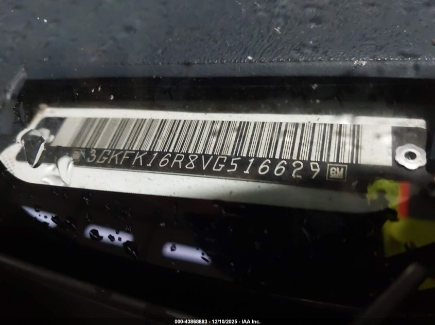 1997 GMC Suburban 1500 Slt Cmi VIN: 3GKFK16R8VG516629 Lot: 43868883