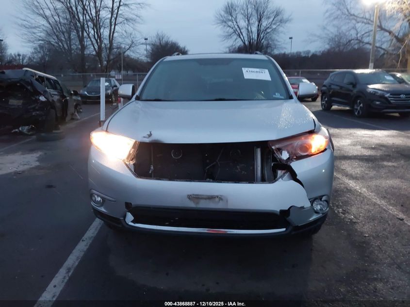 2013 Toyota Highlander Limited V6 VIN: 5TDDK3EHXDS252739 Lot: 43868887