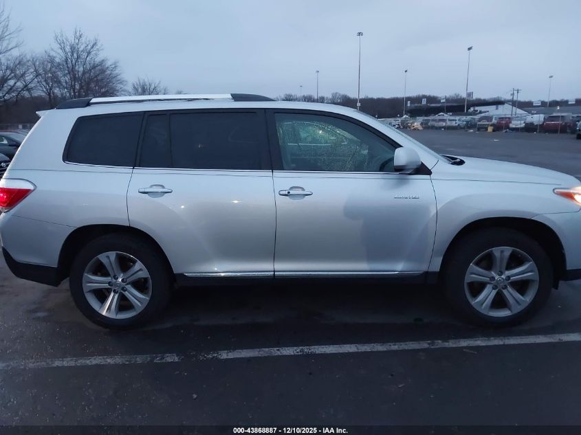 2013 Toyota Highlander Limited V6 VIN: 5TDDK3EHXDS252739 Lot: 43868887