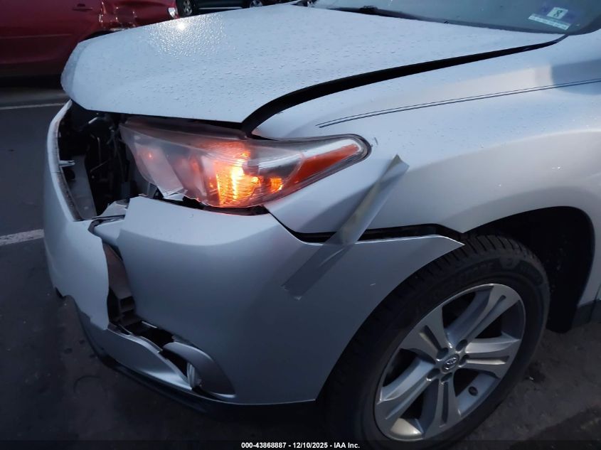 2013 Toyota Highlander Limited V6 VIN: 5TDDK3EHXDS252739 Lot: 43868887