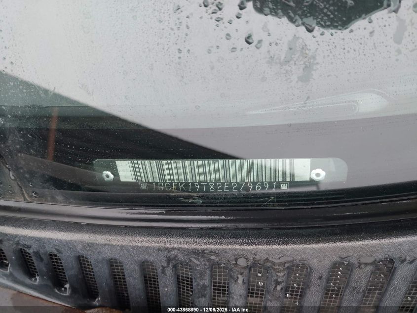 2002 Chevrolet Silverado 1500 Ls VIN: 1GCEK19T82E279691 Lot: 43868890