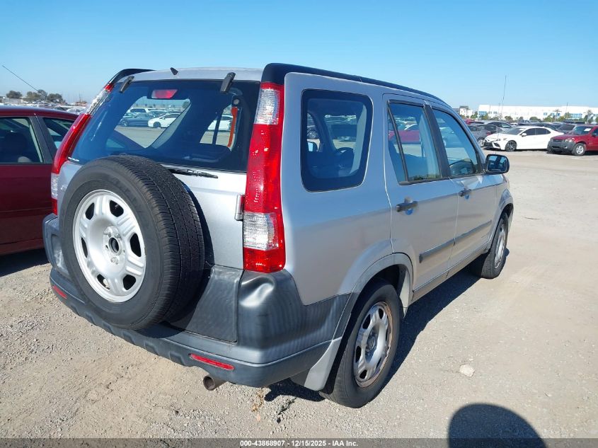 2005 Honda Cr-V Lx VIN: JHLRD785X5C062695 Lot: 43868907