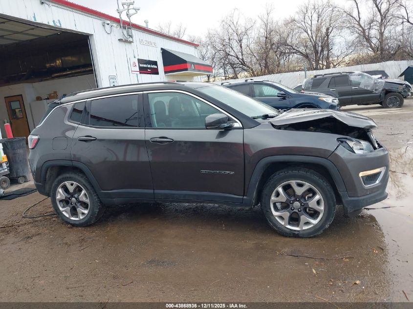 2021 Jeep Compass Limited 4X4 VIN: 3C4NJDCB3MT591196 Lot: 43868936