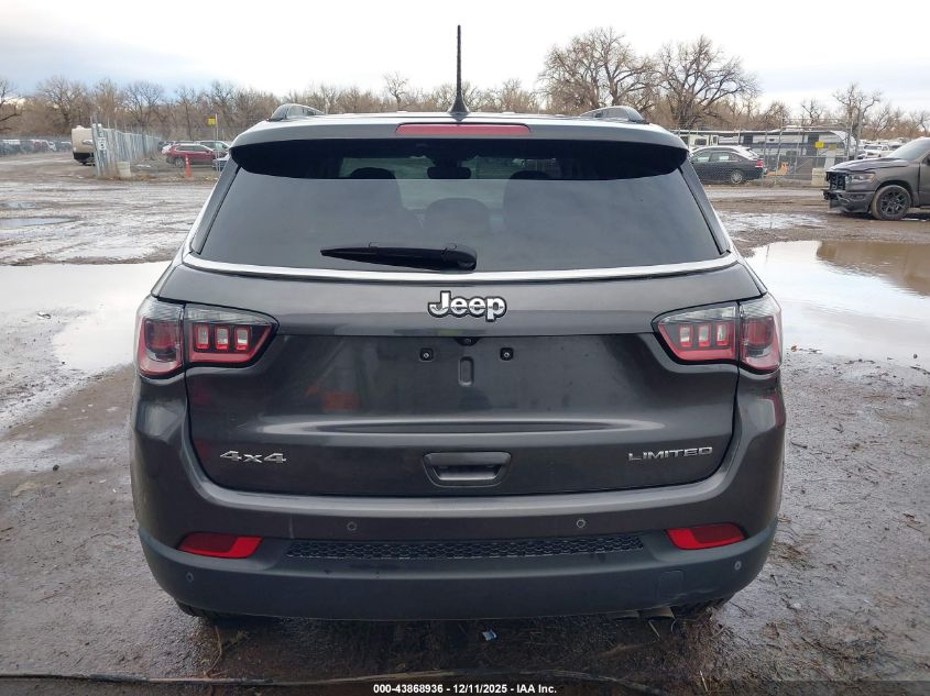 2021 Jeep Compass Limited 4X4 VIN: 3C4NJDCB3MT591196 Lot: 43868936