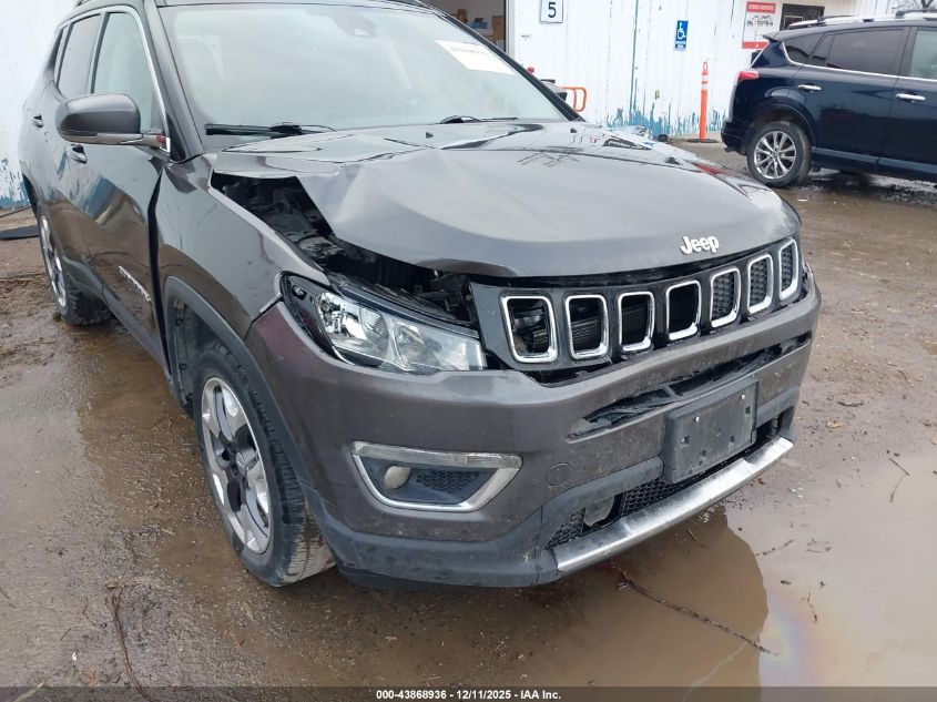 2021 Jeep Compass Limited 4X4 VIN: 3C4NJDCB3MT591196 Lot: 43868936