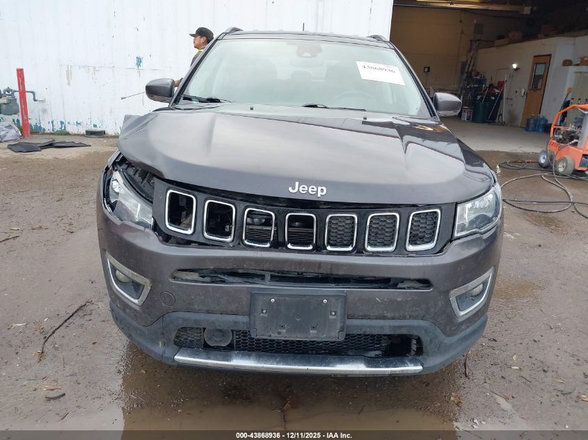 2021 Jeep Compass Limited 4X4 VIN: 3C4NJDCB3MT591196 Lot: 43868936