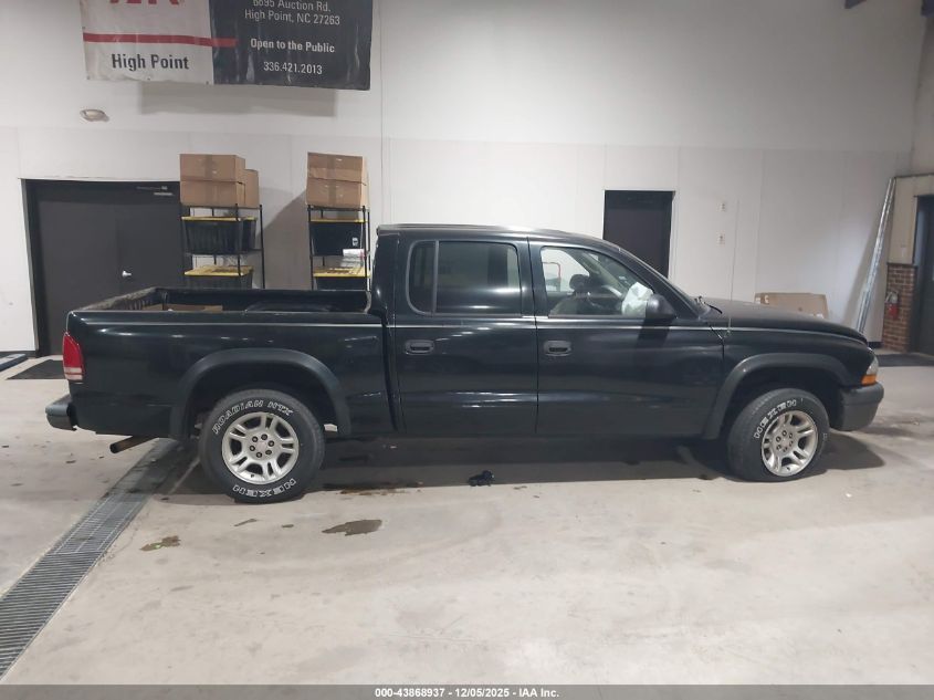 2004 Dodge Dakota Sport/Sxt VIN: 1D7HL38N14S768694 Lot: 43868937