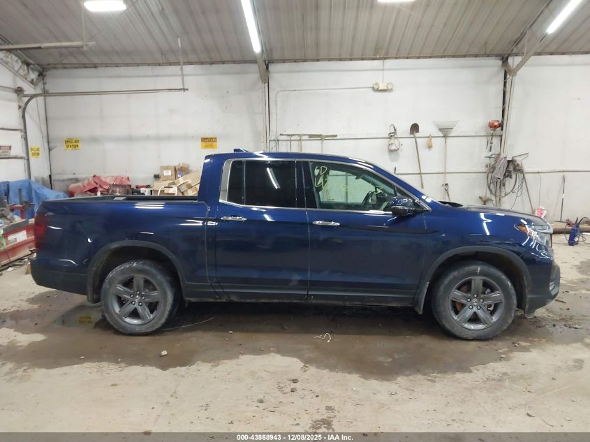 2022 Honda Ridgeline Rtl-E VIN: 5FPYK3F77NB026775 Lot: 43868943