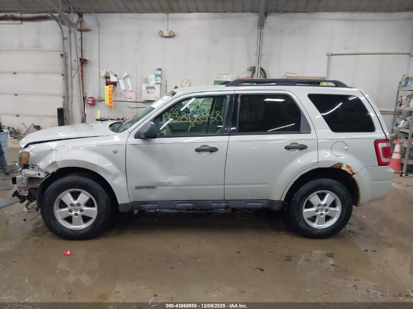 2008 Ford Escape Xlt VIN: 1FMCU93128KD49196 Lot: 43868958