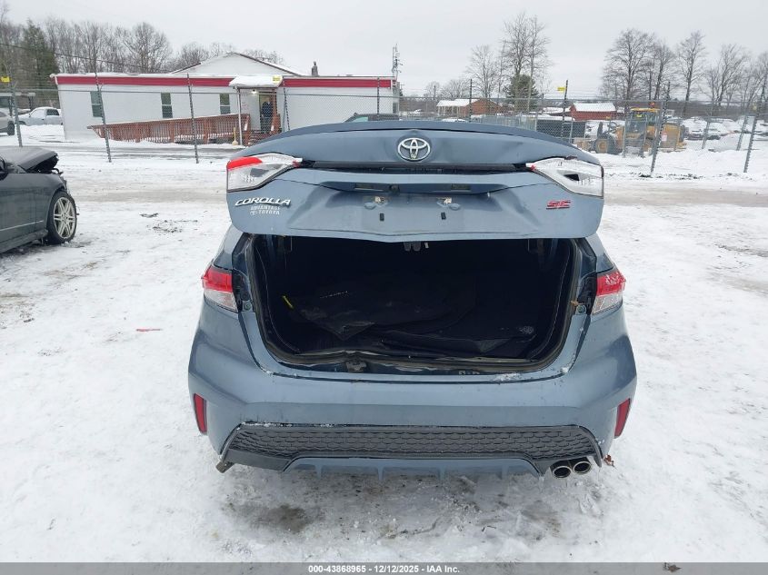 2021 Toyota Corolla Se VIN: 5YFS4MCE2MP065746 Lot: 43868965