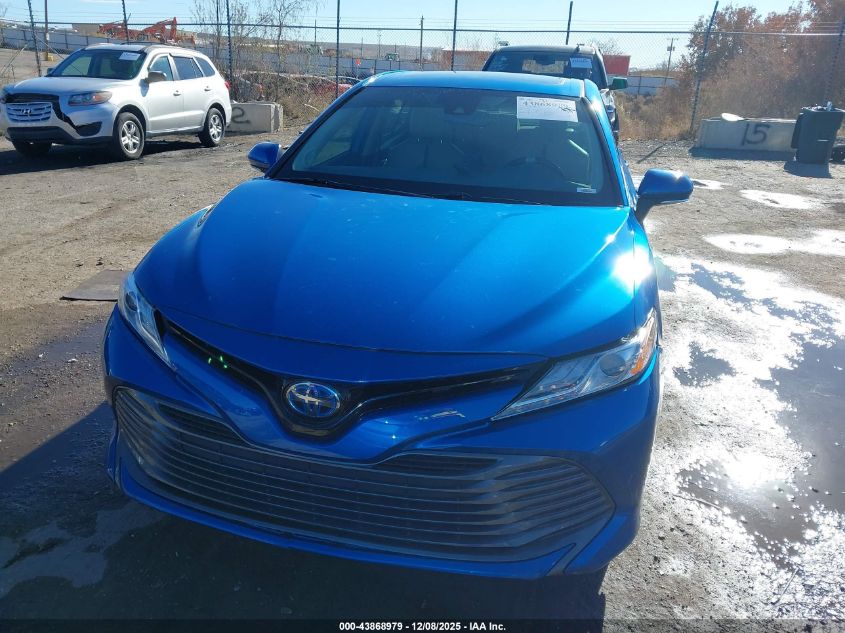 2020 Toyota Camry Xle Hybrid VIN: 4T1F31AK6LU013142 Lot: 43868979