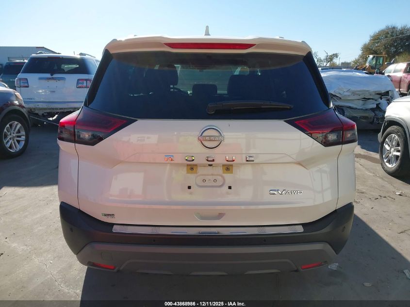 2022 Nissan Rogue Sv VIN: JN8BT3BB7NW337211 Lot: 43868986
