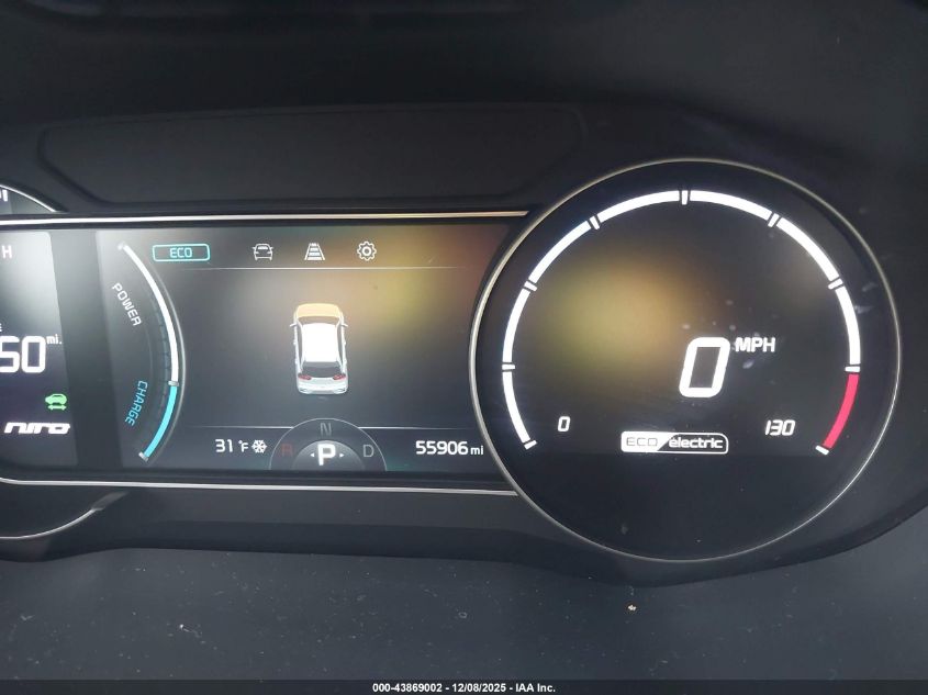 2020 Kia Niro Ev Ex VIN: KNDCC3LG0L5057613 Lot: 43869002