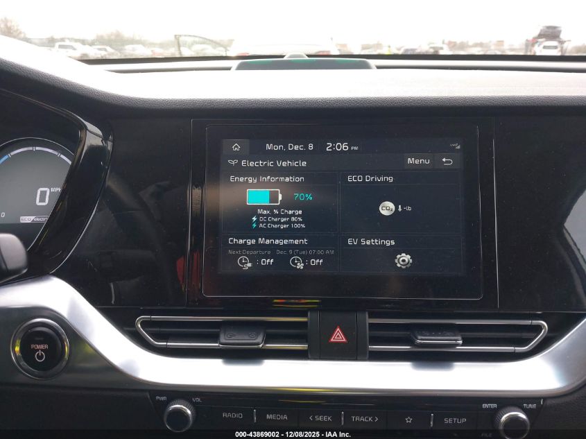 2020 Kia Niro Ev Ex VIN: KNDCC3LG0L5057613 Lot: 43869002