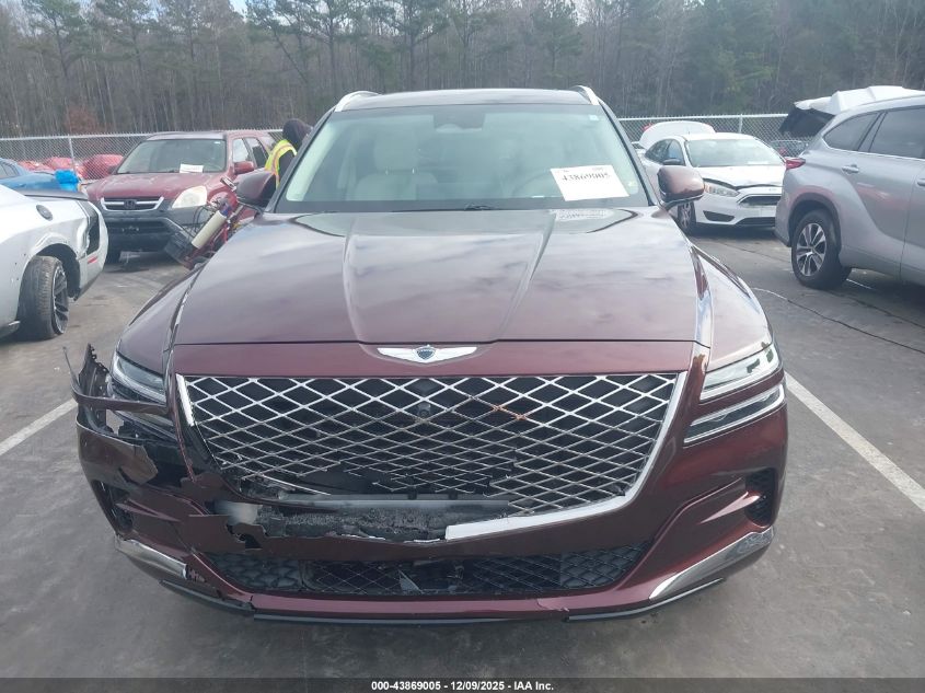 2021 Genesis Gv80 3.5T Awd VIN: KMUHCESC5MU044005 Lot: 43869005