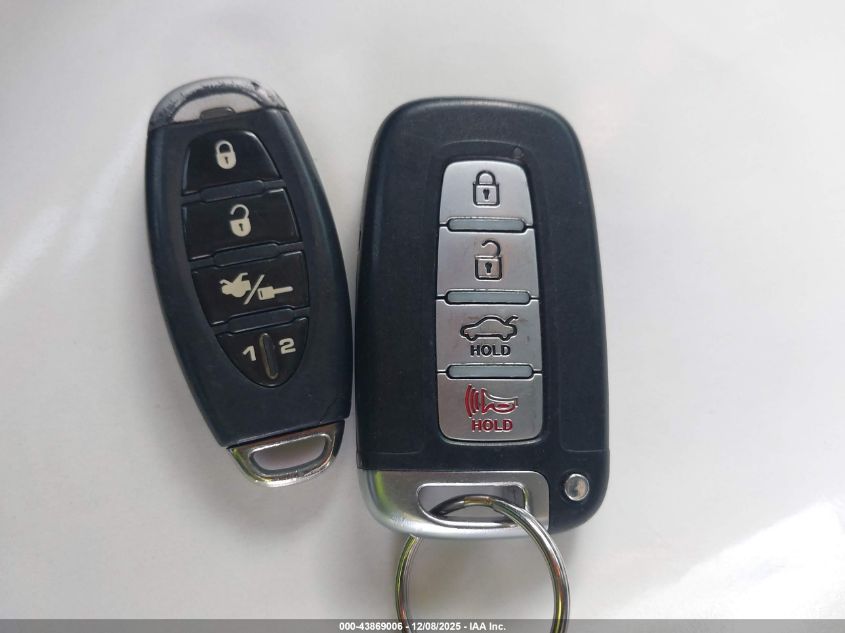 2013 Hyundai Sonata Se VIN: 5NPEC4AC8DH508965 Lot: 43869006