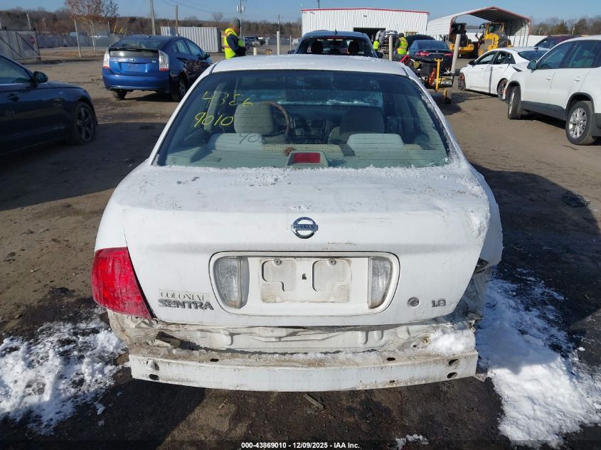 2006 Nissan Sentra 1.8 VIN: 3N1CB51DX6L493612 Lot: 43869010