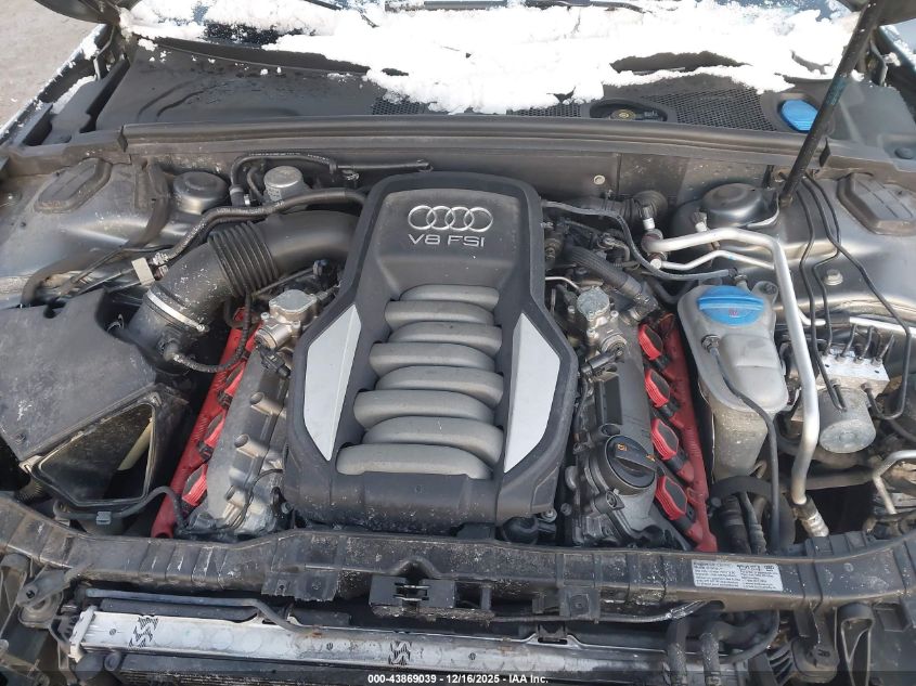 2012 Audi S5 4.2 Premium Plus VIN: WAUVVAFR2CA003609 Lot: 43869039