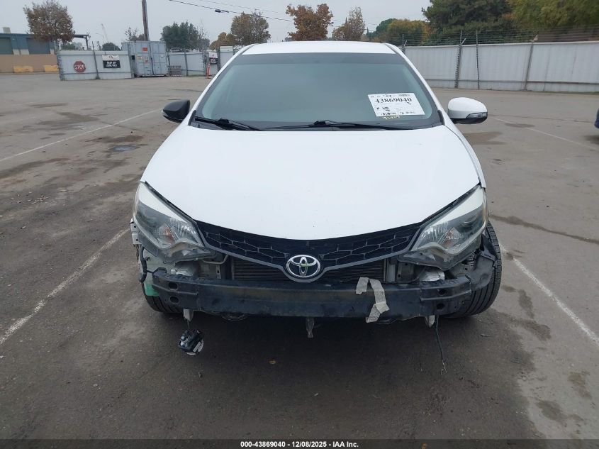 2015 Toyota Corolla S Plus VIN: 5YFBURHEXFP358304 Lot: 43869040