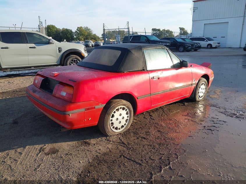 6MPCT01ZXP8640786 1993 MERCURY CAPRI photo no. 4