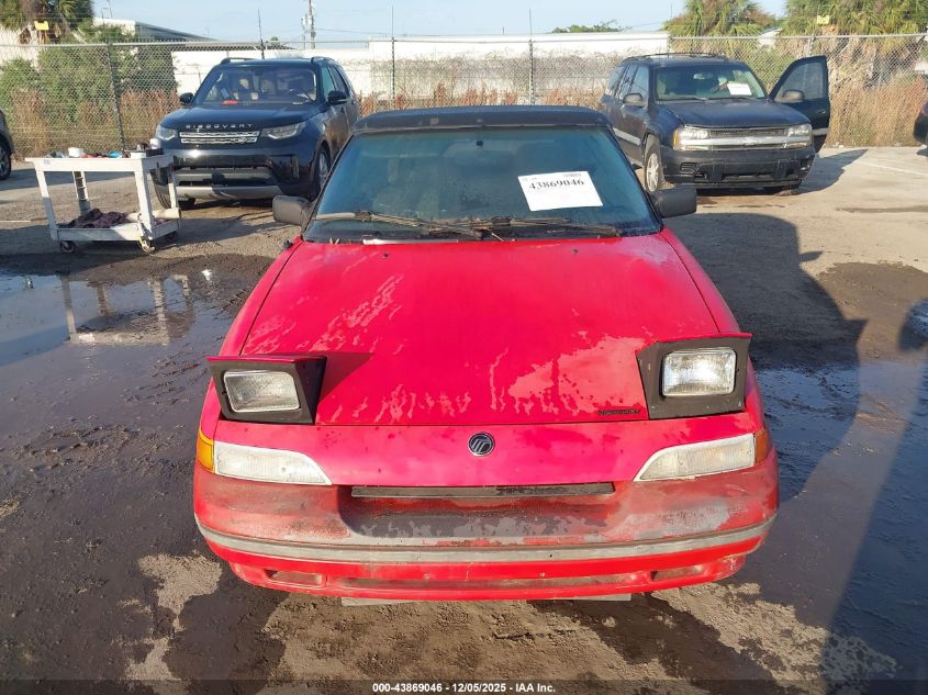 1993 Mercury Capri VIN: 6MPCT01ZXP8640786 Lot: 43869046