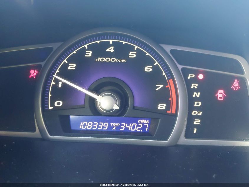 2009 Honda Civic Lx VIN: 2HGFA16589H348963 Lot: 43869052