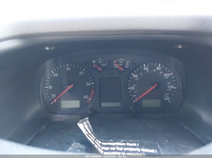 1999 Volkswagen Eurovan Mv VIN: WV2NH2705XH125685 Lot: 43869060