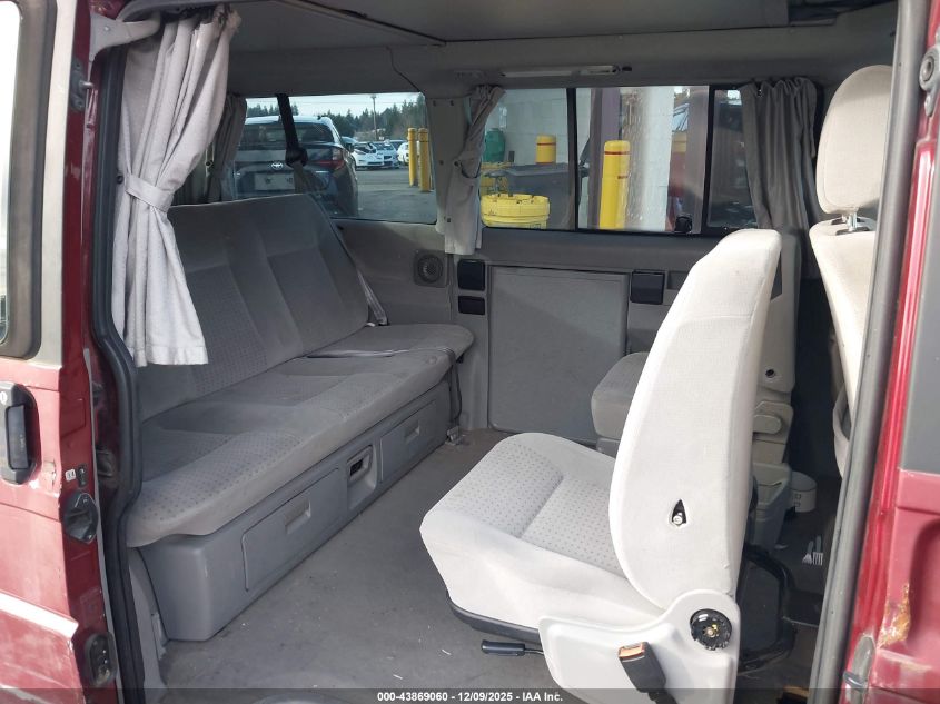 1999 Volkswagen Eurovan Mv VIN: WV2NH2705XH125685 Lot: 43869060