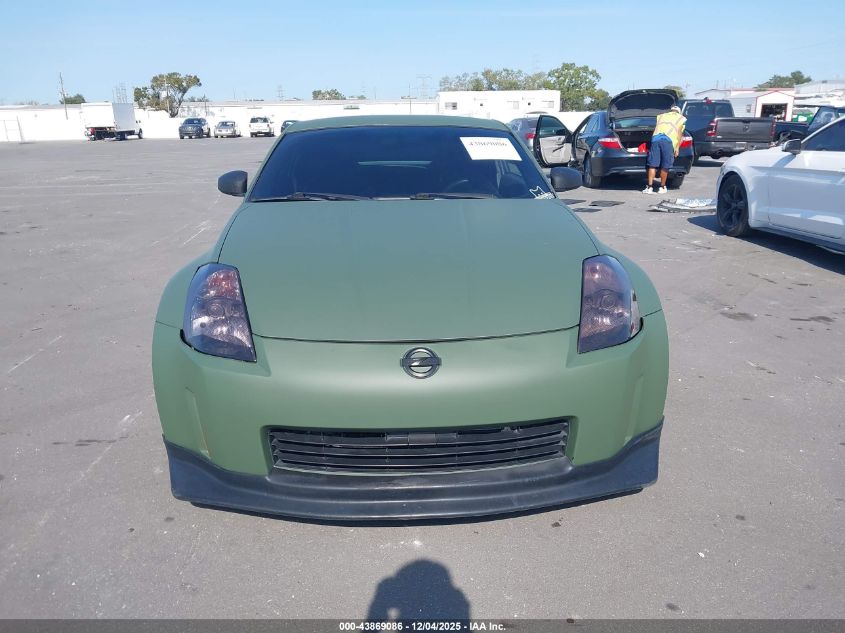 2003 Nissan 350Z VIN: JN1AZ34D63T109805 Lot: 43869086