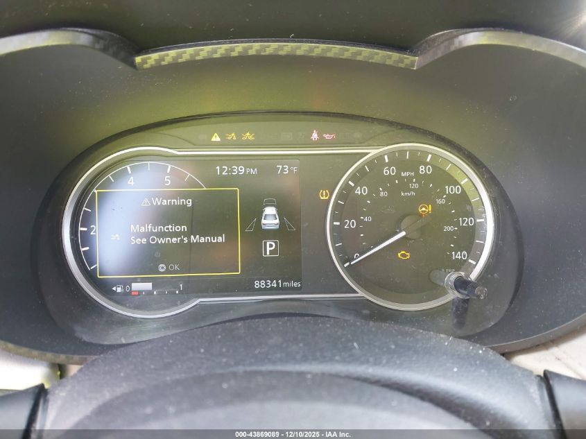 2021 Nissan Versa Sv Xtronic Cvt VIN: 3N1CN8EV5ML829322 Lot: 43869089