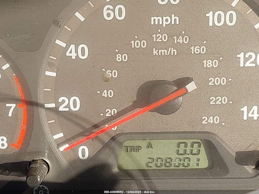 2002 Honda Accord 3.0 Ex VIN: 1HGCG22572A002775 Lot: 43869092