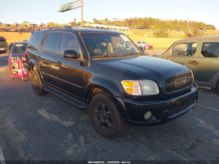 2004 Toyota Sequoia Limited V8 VIN: 5TDZT38AX4S225915 Lot: 43869102