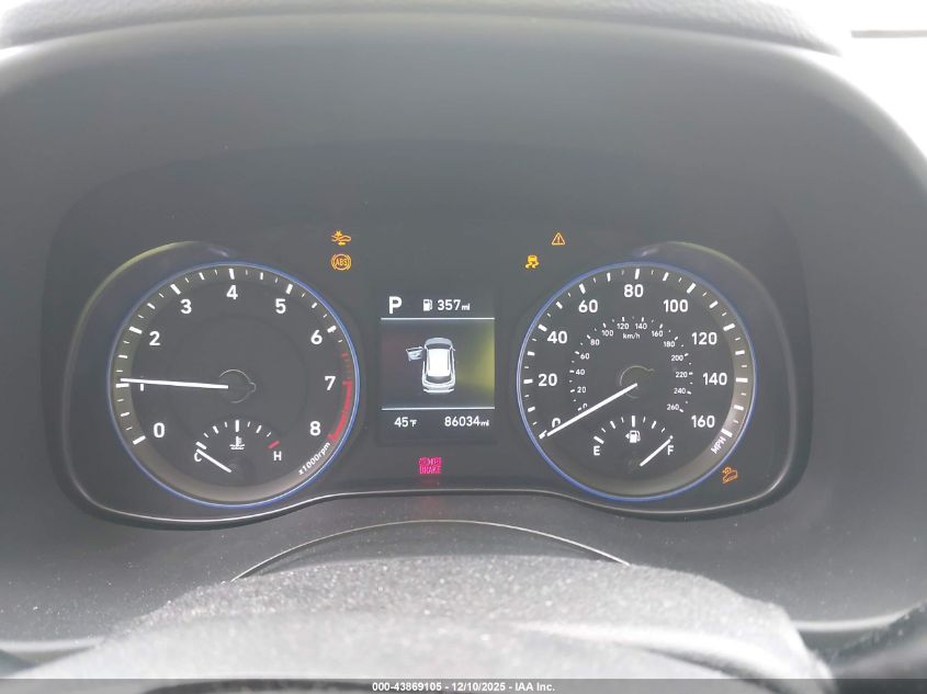 2019 Hyundai Kona Se VIN: KM8K12AA1KU339558 Lot: 43869105