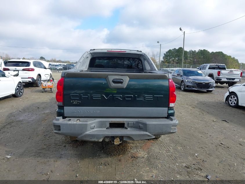 2002 Chevrolet Avalanche 1500 VIN: 3GNEK13T52G177578 Lot: 43869119