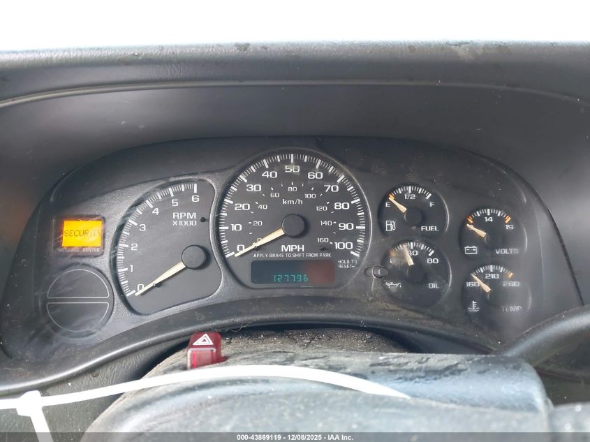 2002 Chevrolet Avalanche 1500 VIN: 3GNEK13T52G177578 Lot: 43869119