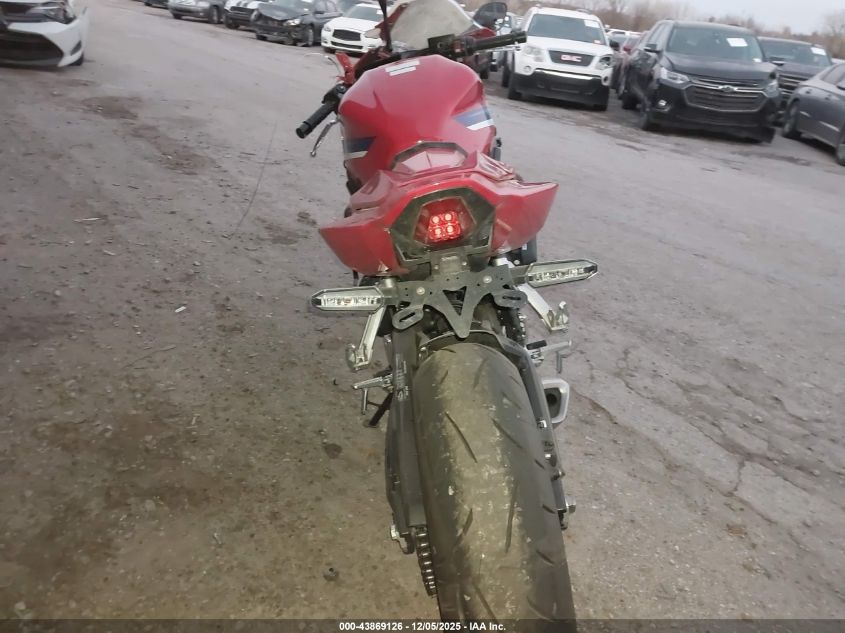 2025 Honda Cbr650 R VIN: MLHRH1550S5100760 Lot: 43869126