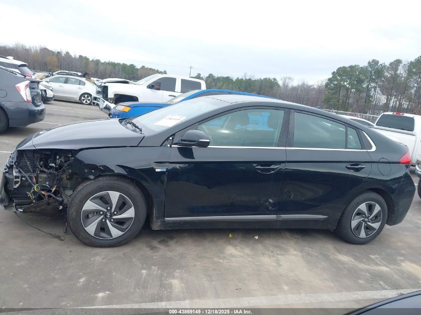 2019 Hyundai Ioniq Hybrid Sel VIN: KMHC75LC6KU105905 Lot: 43869149