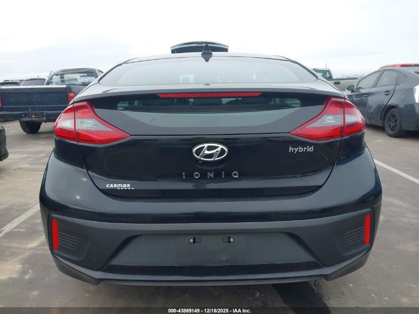 2019 Hyundai Ioniq Hybrid Sel VIN: KMHC75LC6KU105905 Lot: 43869149