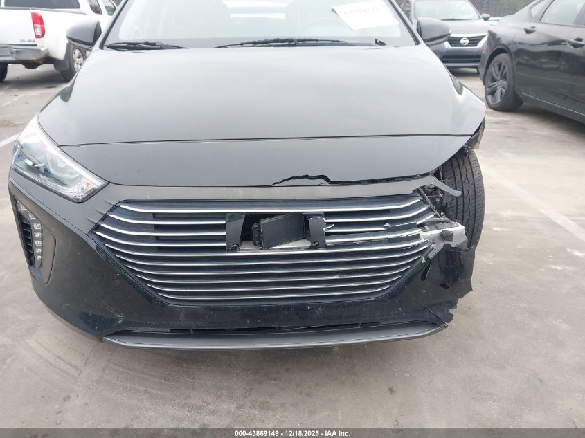 2019 Hyundai Ioniq Hybrid Sel VIN: KMHC75LC6KU105905 Lot: 43869149