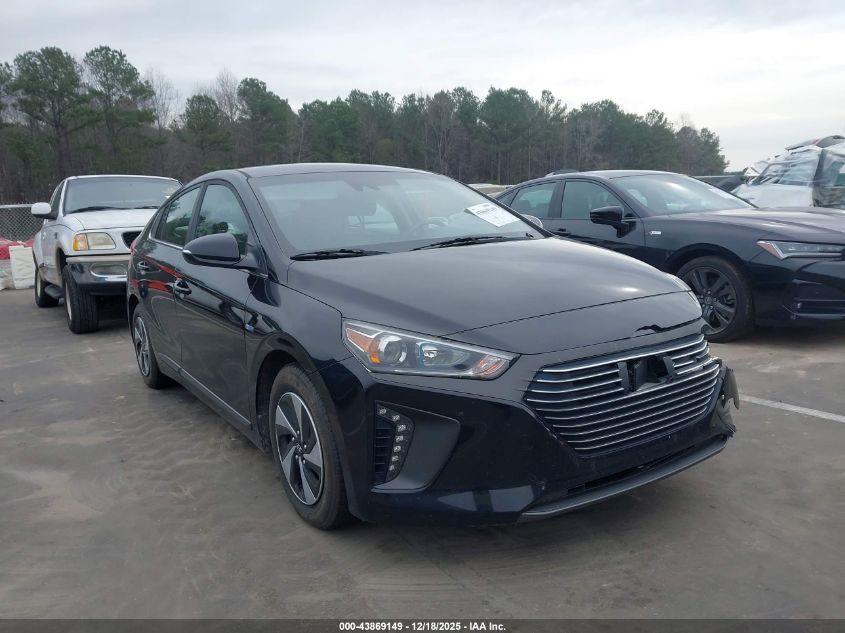 2019 Hyundai Ioniq Hybrid Sel VIN: KMHC75LC6KU105905 Lot: 43869149