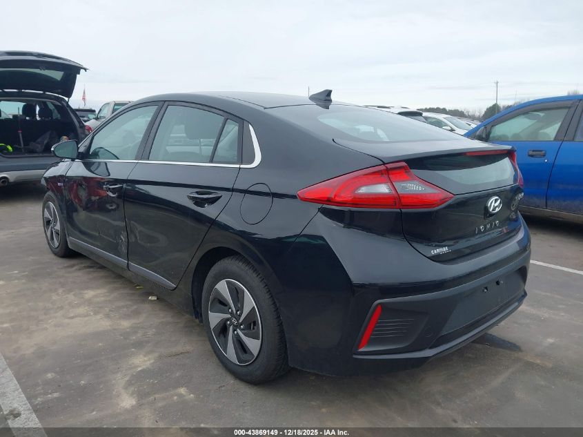 2019 Hyundai Ioniq Hybrid Sel VIN: KMHC75LC6KU105905 Lot: 43869149