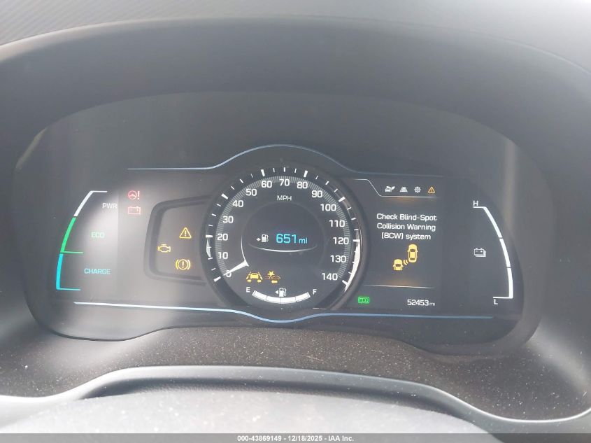 2019 Hyundai Ioniq Hybrid Sel VIN: KMHC75LC6KU105905 Lot: 43869149