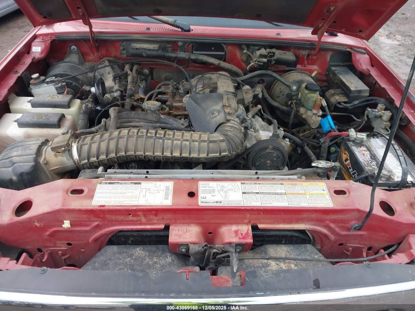 2000 Ford Ranger Xlt VIN: 1FTYR14X6YTA43726 Lot: 43869168