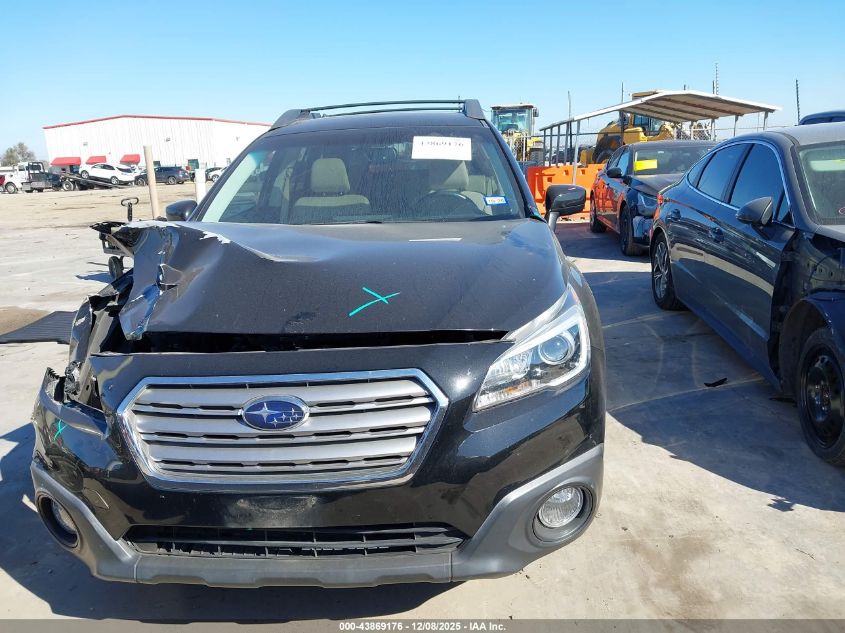 2015 Subaru Outback 2.5I Premium VIN: 4S4BSBEC4F3228927 Lot: 43869176