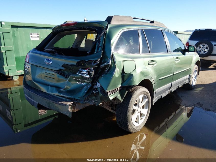 2014 Subaru Outback 2.5I Premium VIN: 4S4BRBDC1E3222322 Lot: 43869220